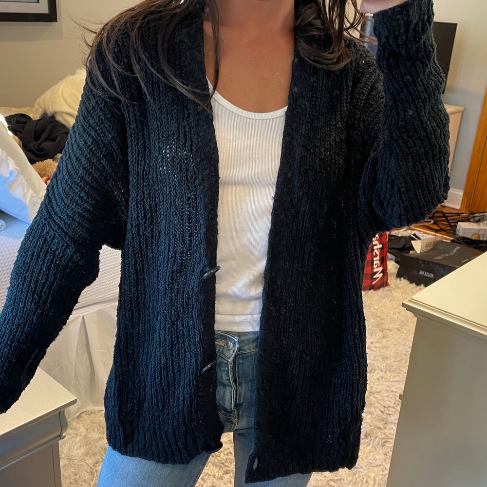 Abercrombie & Fitch Knit Sweater Button Cardigan